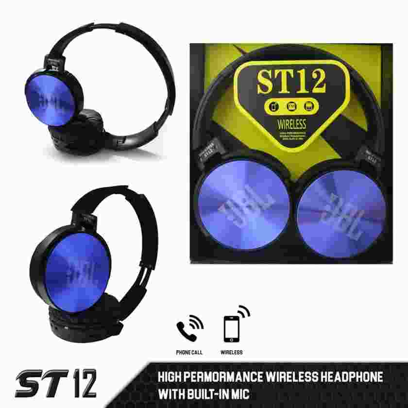 ST12 WIRELESS HEADPHONES MP3/FM
