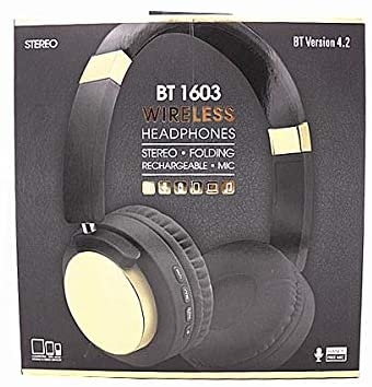 SY-BT1603 wireless headphones folding, Rechargeable, and Mic
