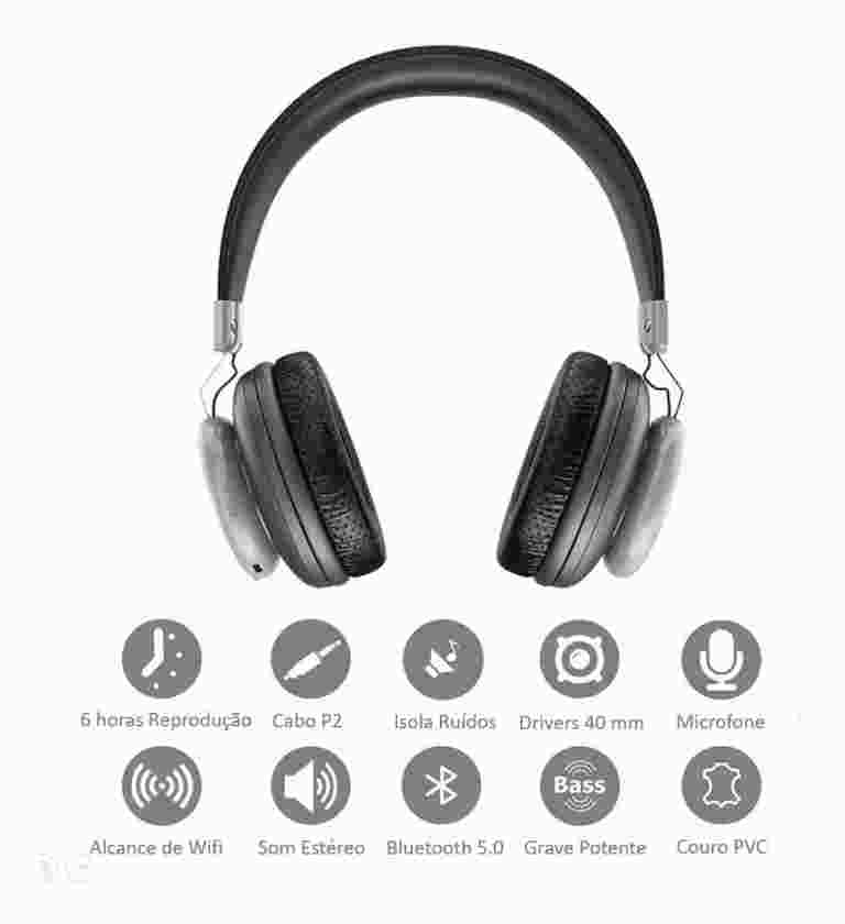 YT02 WIRELESS HEADPHONES, RECHARGEABLE BUILT IN MIC, FM/MP3