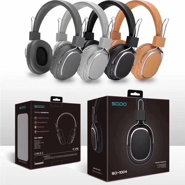 SODO SD-1004 Wireless headphones MP3 FM player