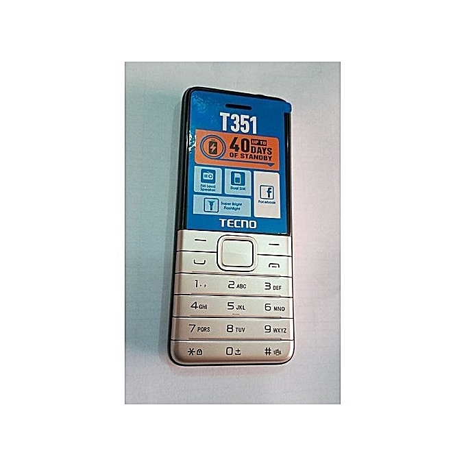Tecno T351 1900MAH battery, 4MB ROM+4MB RAM@60,000