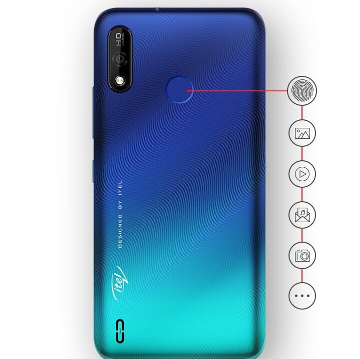 Itel A36, 16GB ROM+1GB RAM, Finger Print, 3020mAH Battery